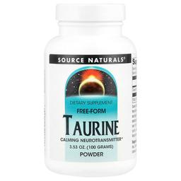 소스 네츄럴 Source Naturals, 타우린 분말, 3.53 oz (100 그램)