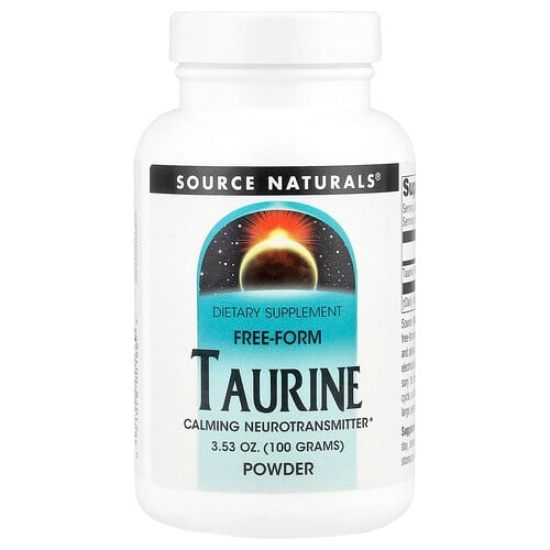 소스 네츄럴 Source Naturals, 타우린 분말, 3.53 oz (100 그램) 상세 이미지