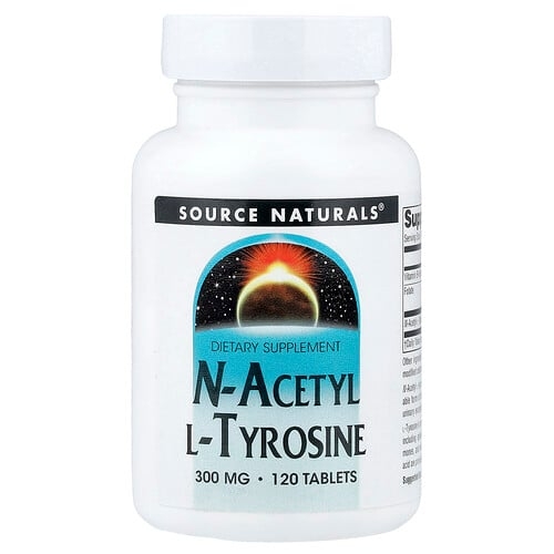소스 네츄럴 Source Naturals, N-아세틸 L-티로신, 300mg, 120정 상세 이미지