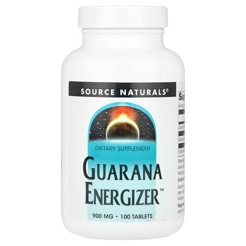 소스 네츄럴 Source Naturals, Guarana Energizer™, 100정 상세 이미지