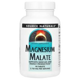 소스 네츄럴 Source Naturals, 마그네슘 말레이트, 90정