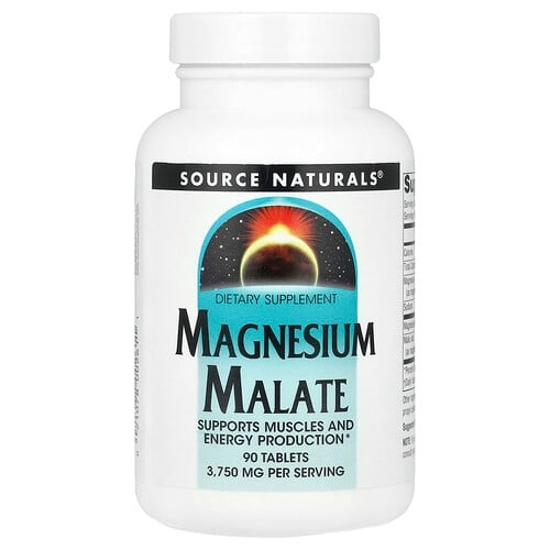 소스 네츄럴 Source Naturals, 마그네슘 말레이트, 90정 상세 이미지