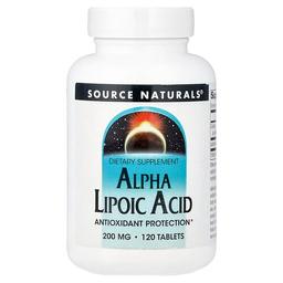 소스 네츄럴 Source Naturals, 알파리포산, 200mg, 120정