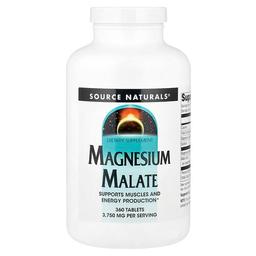 소스 네츄럴 Source Naturals, 마그네슘 말레이트, 360정(1정당 1,250mg)