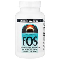 소스 네츄럴 Source Naturals, FOS, 100정(1정당 1,000mg)