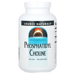 소스 네츄럴 Source Naturals, 포스파티딜콜린, 420mg, 소프트젤 180정