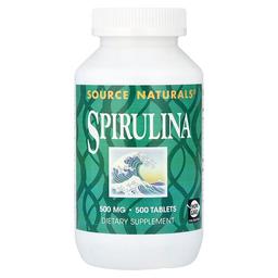 소스 네츄럴 Source Naturals, 스피룰리나, 500정