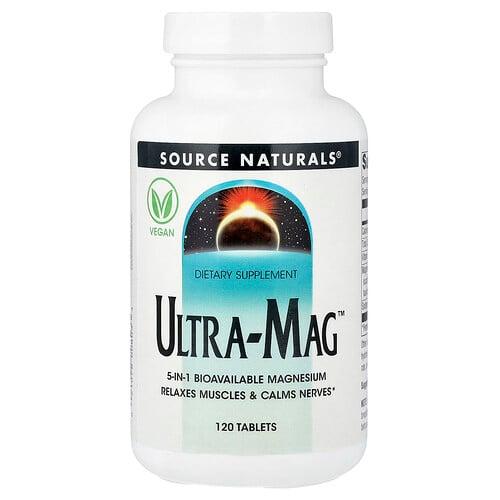 소스 네츄럴 Source Naturals, Ultra-Mag, 120정 상품 이미지