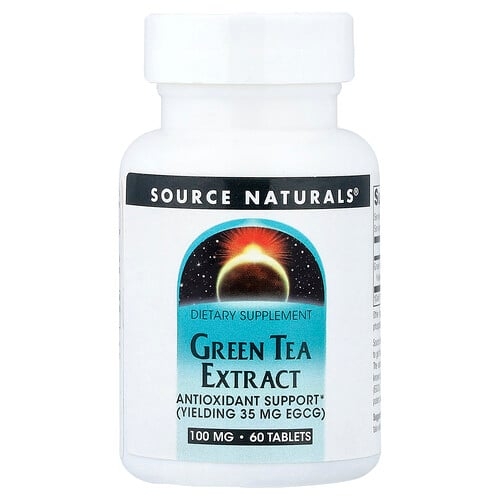 소스 네츄럴 Source Naturals, 녹차 추출물, 60정(1정당 100mg) 상세 이미지