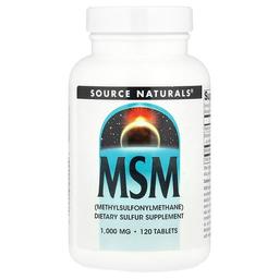 소스 네츄럴 Source Naturals, MSM, 120정