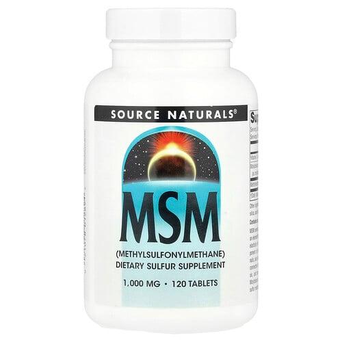 소스 네츄럴 Source Naturals, MSM, 120정 상품 이미지