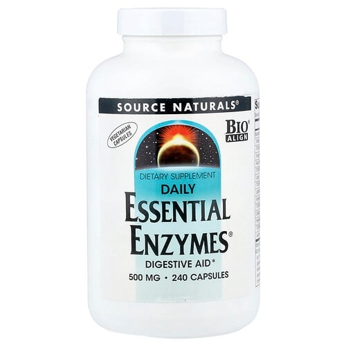 소스 네츄럴 Source Naturals, 데일리 Essential Enzymes®, 베지 캡슐 240정 상세 이미지