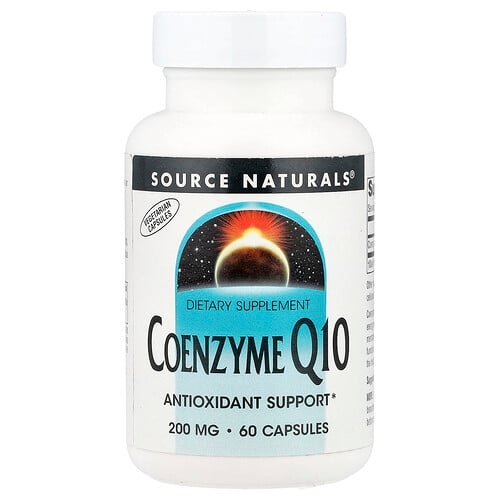 소스 네츄럴 Source Naturals, 코엔자임 Q10, 200mg, 캡슐 60정 상세 이미지