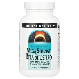 소스 네츄럴 Source Naturals, 메가 강도 베타시토스테롤, 60정