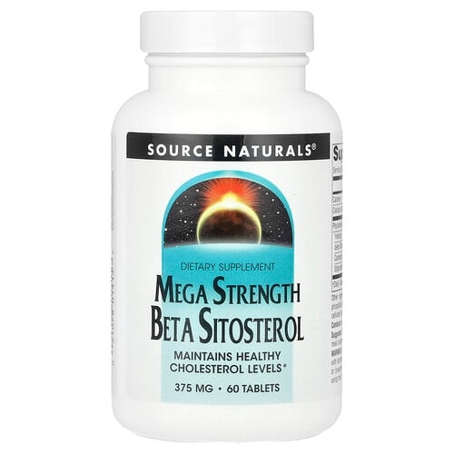 소스 네츄럴 Source Naturals, 메가 강도 베타시토스테롤, 60정 상세 이미지