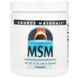 소스 네츄럴 Source Naturals, MSM 분말, 453.6g(16oz)