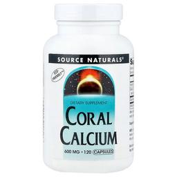 소스 네츄럴 Source Naturals, 산호 칼슘, 캡슐 120정(캡슐 1정당 600mg)