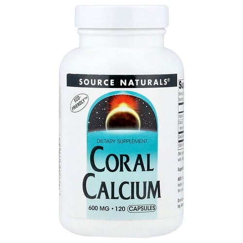 소스 네츄럴 Source Naturals, 산호 칼슘, 캡슐 120정(캡슐 1정당 600mg) 상세 이미지