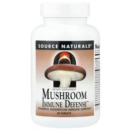 소스 네츄럴 Source Naturals, Mushroom Immune Defense™, 60정