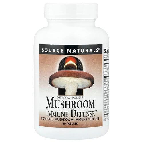 소스 네츄럴 Source Naturals, Mushroom Immune Defense™, 60정 상품 이미지