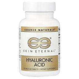 소스 네츄럴 Source Naturals, Skin Eternal®, 히알루론산, 60정