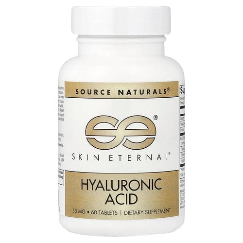 소스 네츄럴 Source Naturals, Skin Eternal®, 히알루론산, 60정 상세 이미지