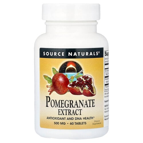 소스 네츄럴 Source Naturals, 석류 추출물, 500mg, 60정 상세 이미지