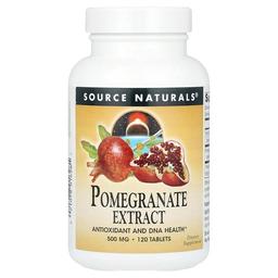 소스 네츄럴 Source Naturals, 석류 추출물, 500mg, 120정