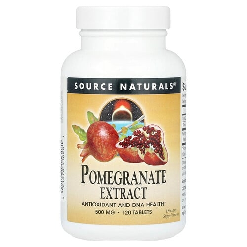 소스 네츄럴 Source Naturals, 석류 추출물, 500mg, 120정 상세 이미지
