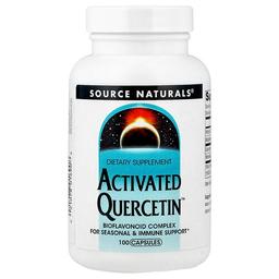 소스 네츄럴 Source Naturals, Activated Quercetin™, 캡슐 100정