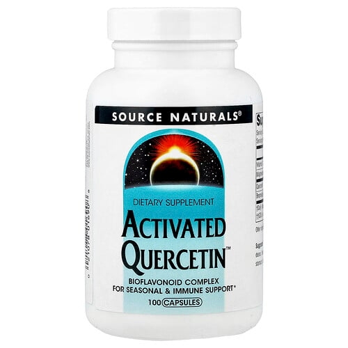 소스 네츄럴 Source Naturals, Activated Quercetin™, 캡슐 100정 상세 이미지
