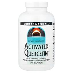 소스 네츄럴 Source Naturals, Activated Quercetin™, 캡슐 200정