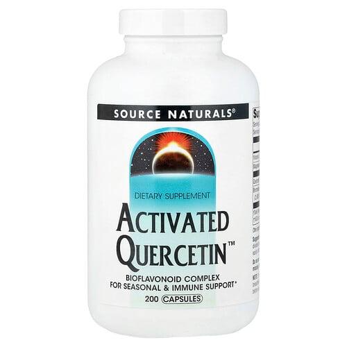 소스 네츄럴 Source Naturals, Activated Quercetin™, 캡슐 200정 상품 이미지