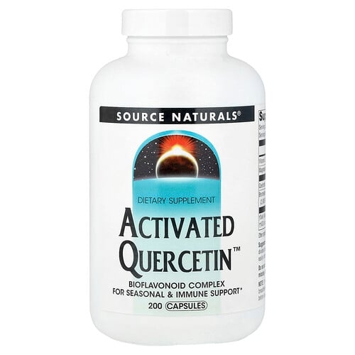 소스 네츄럴 Source Naturals, Activated Quercetin™, 캡슐 200정 상세 이미지