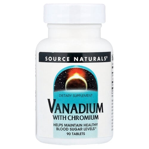 소스 네츄럴 Source Naturals, 크로뮴 함유 바나듐, 90정 상세 이미지