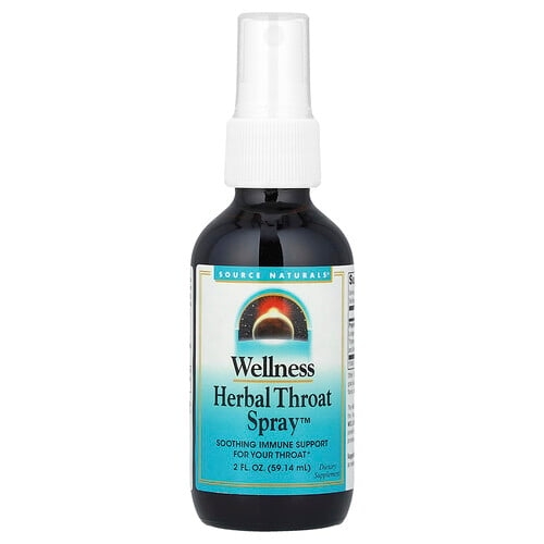 소스 네츄럴 Source Naturals, 웰니스, 허브 목 스프레이, 2 액량 온스 (59.14 ml) 상세 이미지