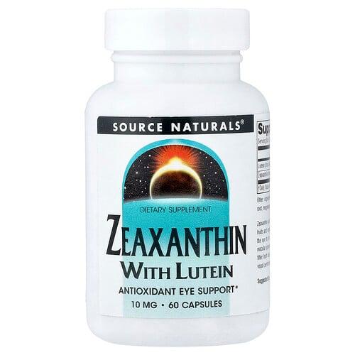 소스 네츄럴 Source Naturals, 제아잔틴, 루테인 함유, 캡슐 60정 상품 이미지