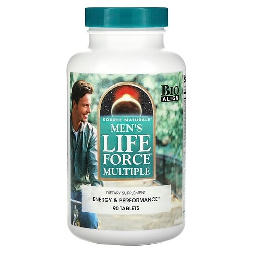소스 네츄럴 Source Naturals, 남성용 라이프 포스 멀티플, 90 정 상세 이미지