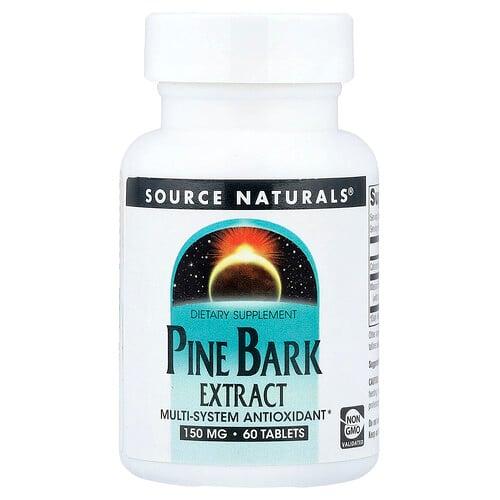 소스 네츄럴 Source Naturals, 소나무껍질추출물, 60정 상품 이미지