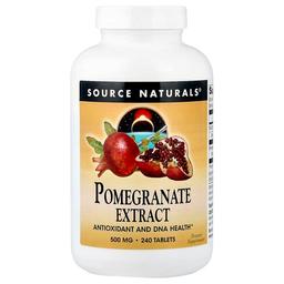 소스 네츄럴 Source Naturals, 석류 추출물, 500mg, 240정