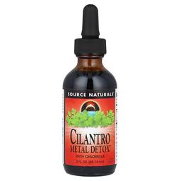 소스 네츄럴 Source Naturals, Cilantro Metal Detox™, 클로렐라 함유, 59.14ml(2fl oz)