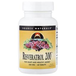 소스 네츄럴 Source Naturals, Resveratrol 200™, 60정