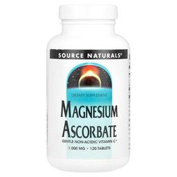 소스 네츄럴 Source Naturals, 마그네슘 아스코베이트, 1,000mg, 120정
