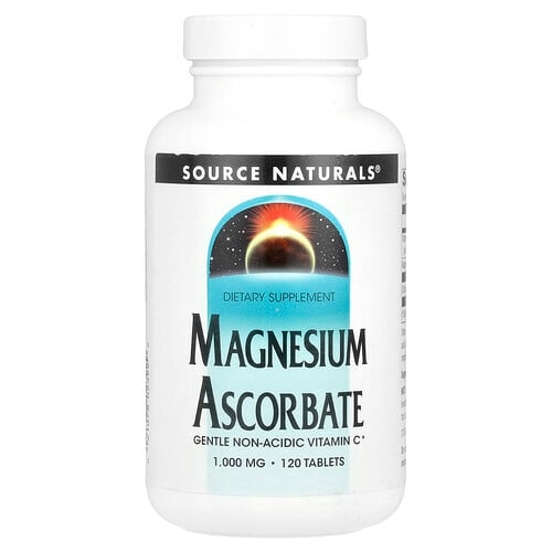 소스 네츄럴 Source Naturals, 마그네슘 아스코베이트, 1,000mg, 120정 상세 이미지