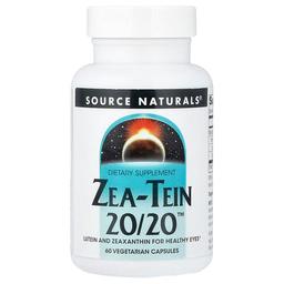 소스 네츄럴 Source Naturals, Zea-Tein 20/20™, 베지 캡슐 60정