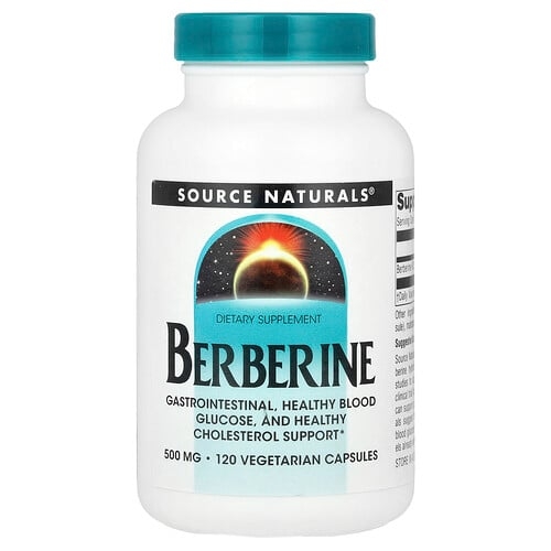 소스 네츄럴 Source Naturals, 베르베린, 500mg, 베지 캡슐 120정 상세 이미지
