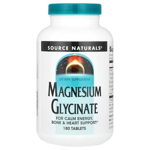 소스 네츄럴 Source Naturals, 마그네슘 글리시네이트, 180정 상세 이미지