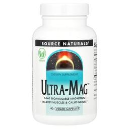 소스 네츄럴 Source Naturals, Ultra-Mag™, 베지 캡슐 90정