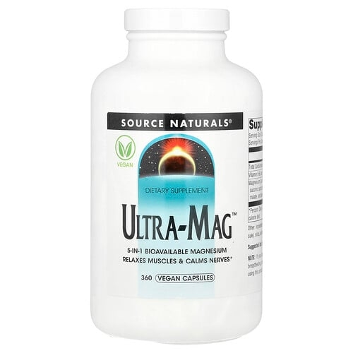 소스 네츄럴 Source Naturals, Ultra-Mag™, 베지 캡슐 360정 상세 이미지