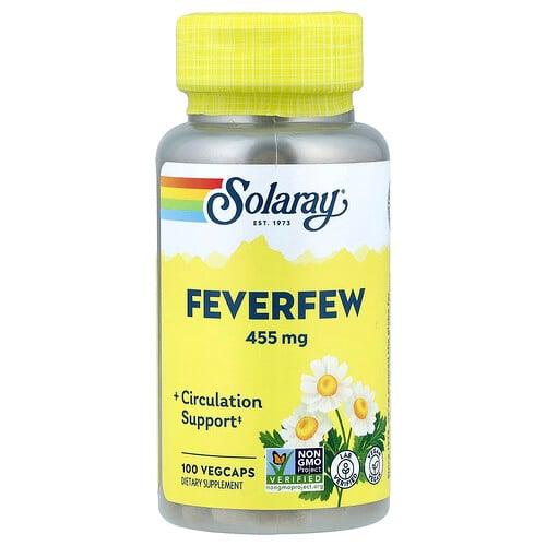 소라레이 Solaray, 피버퓨, 455mg, 베지 캡슐 100정 상품 이미지